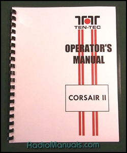 TenTec Corsair II Instruction Manual - Click Image to Close